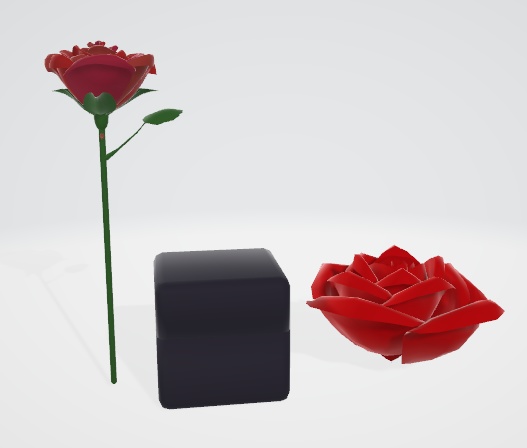 【3Dモデル】バラ