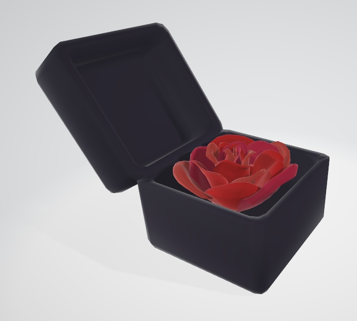 【3Dモデル】バラ