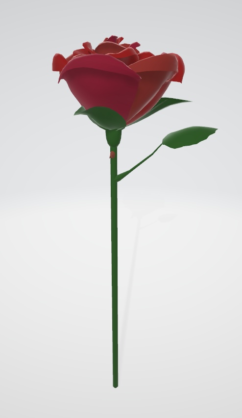 【3Dモデル】バラ