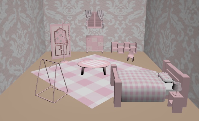 パステルルーム(家具10点セット)