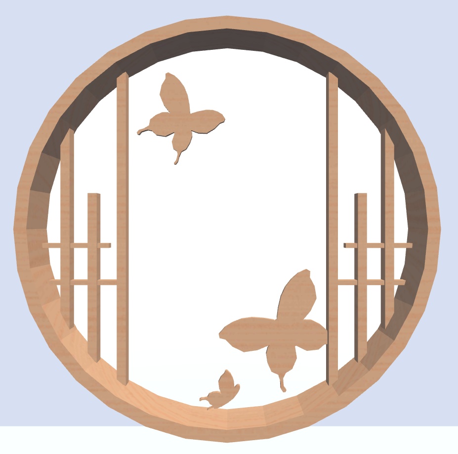 蝶の円窓(えんそう)