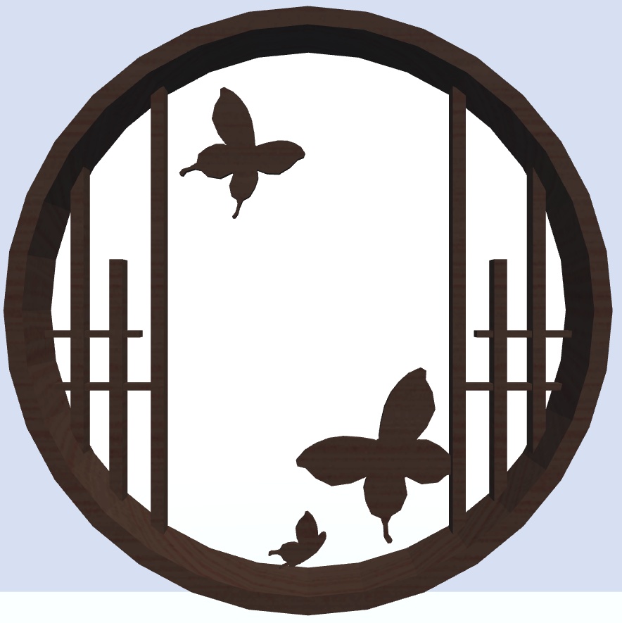 蝶の円窓(えんそう)