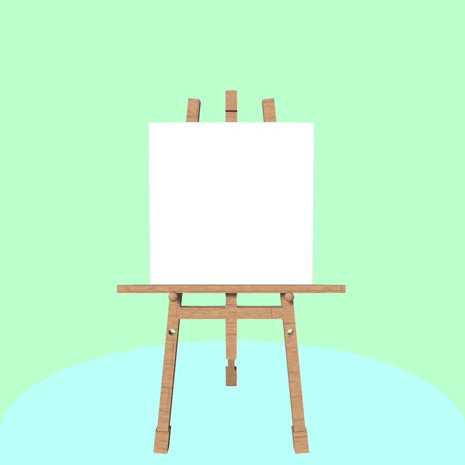 シンプルなイーゼル