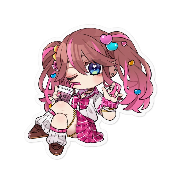 Live2D記念グッズ ミニステッカー