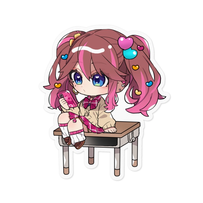 Live2D記念グッズ ミニステッカー