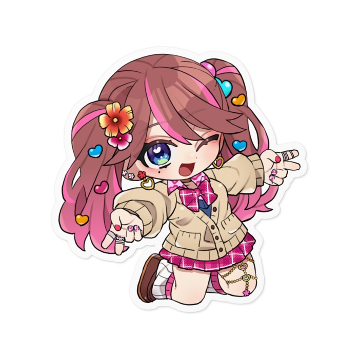 Live2D記念グッズ ミニステッカー