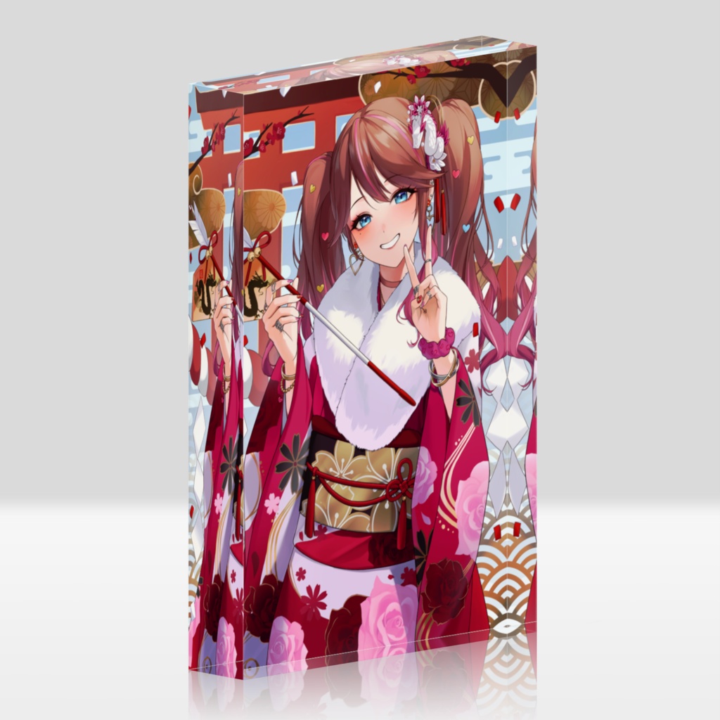 2024お正月グッズ アクリルブロック