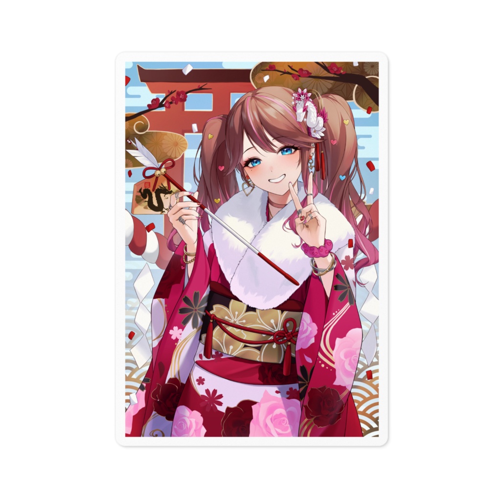 2024お正月グッズ ステッカー