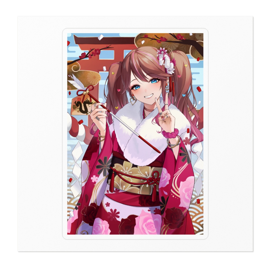 2024お正月グッズ ステッカー