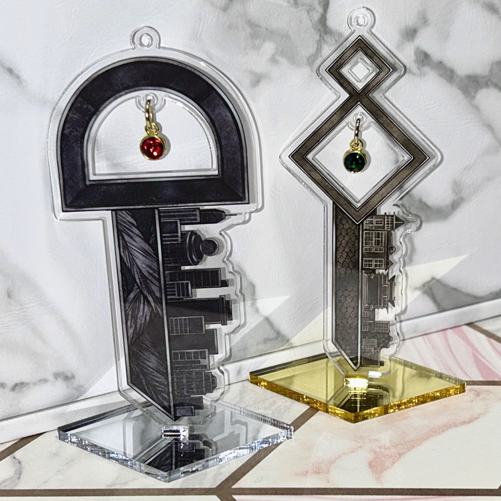 【非公式】モチーフ鍵風アクキー