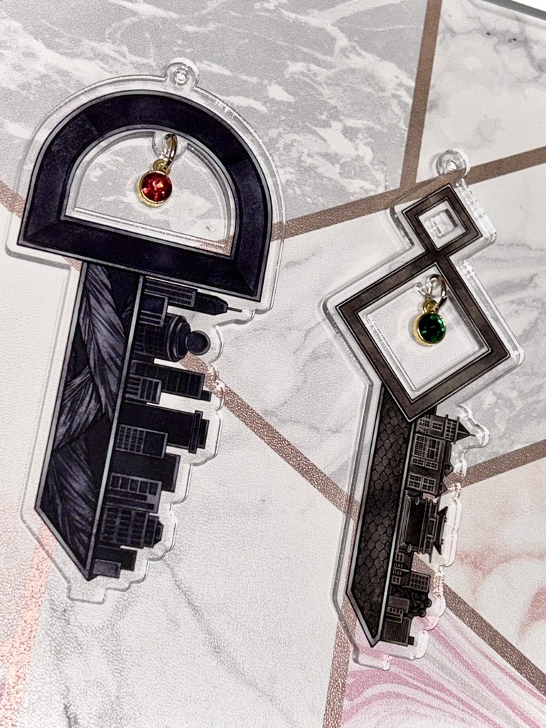 【非公式】モチーフ鍵風アクキー