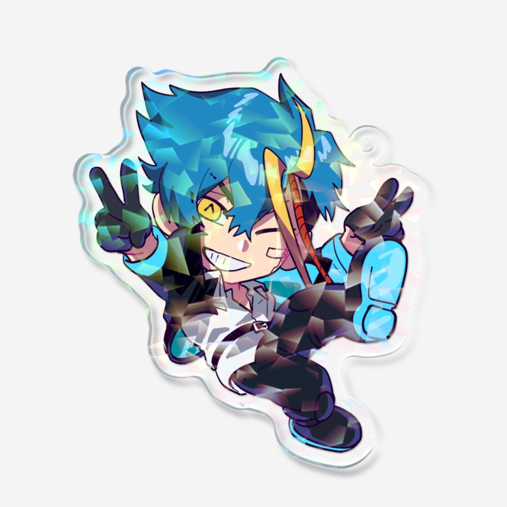 七牙のホログラムアクリルキーホルダー!