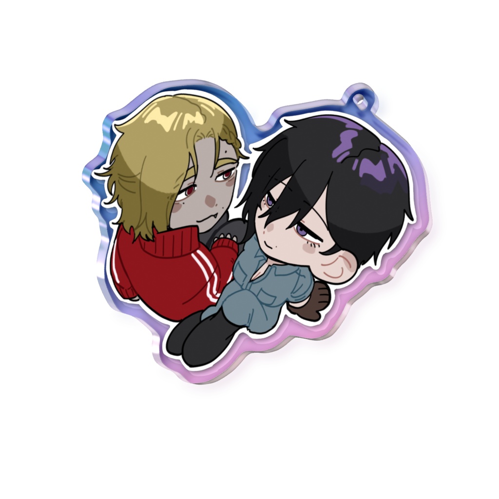 片鱗自陣ハートっぽアクキー