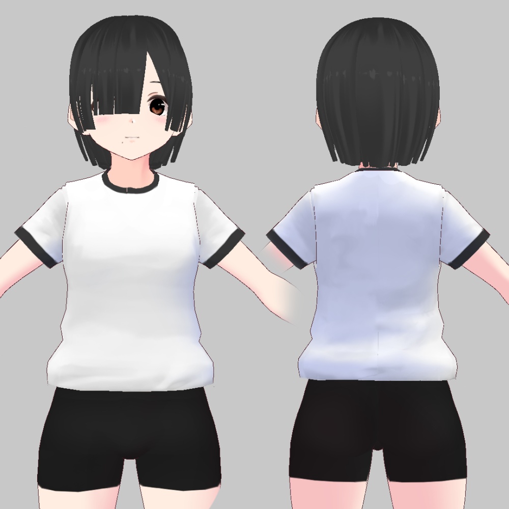 【無料】Vroidテクスチャ「シンプルな体操服」