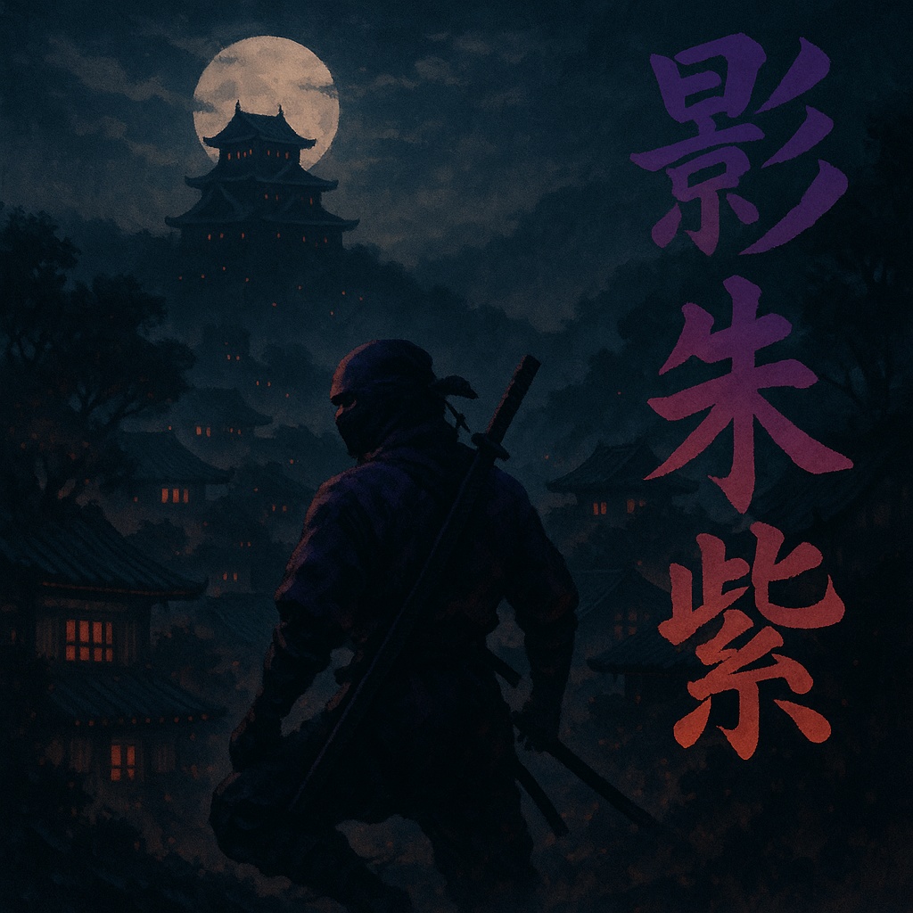 影朱紫(かげしゅし)蛍光彩