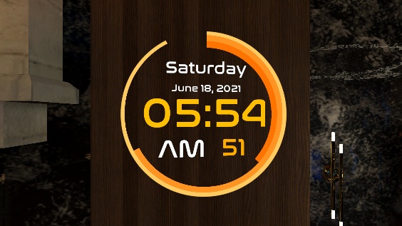 VRChat Digital Clock (電子時計) 