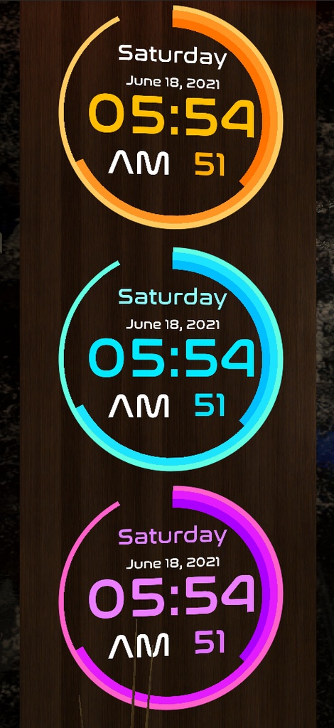 VRChat Digital Clock (電子時計)