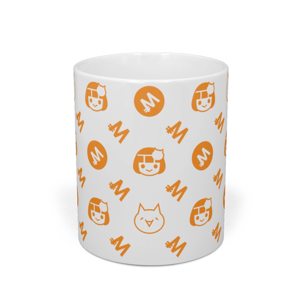 モナコインマグカップ(オレンジ)