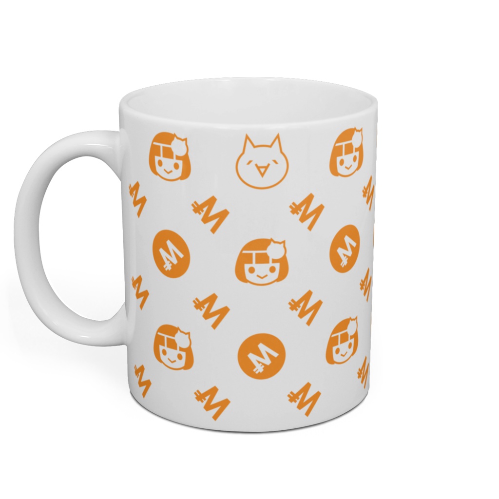 モナコインマグカップ(オレンジ)