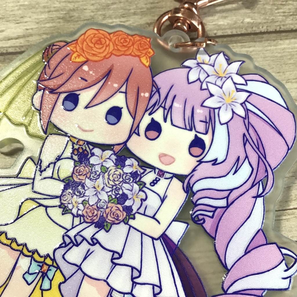 カナクモ ウェディング アクリルキーホルダー