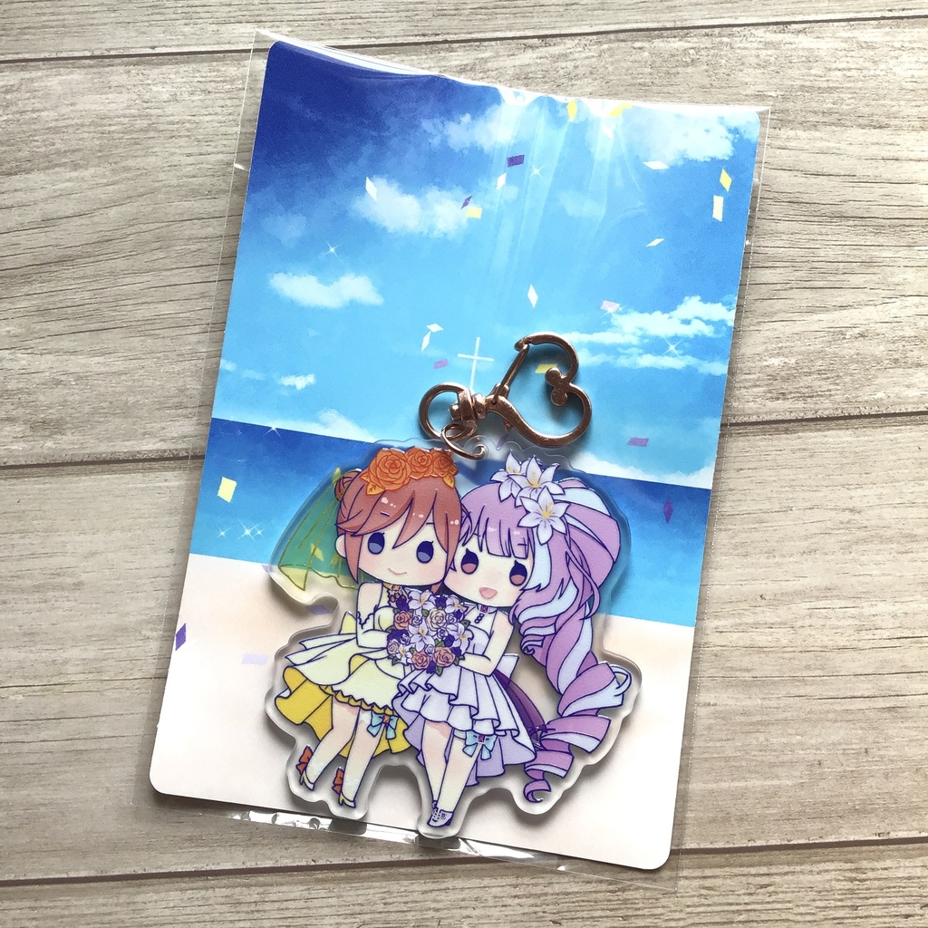 カナクモ ウェディング アクリルキーホルダー