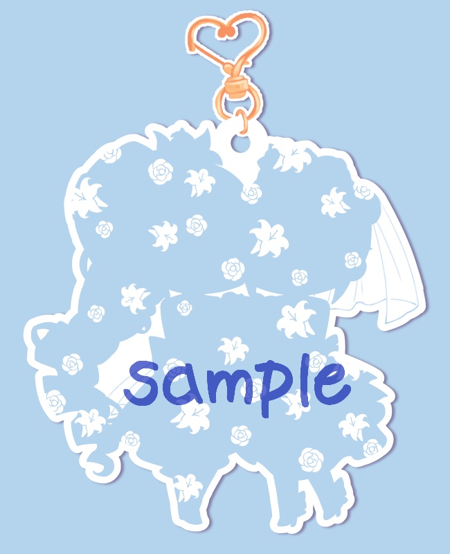 カナクモ ウェディング アクリルキーホルダー