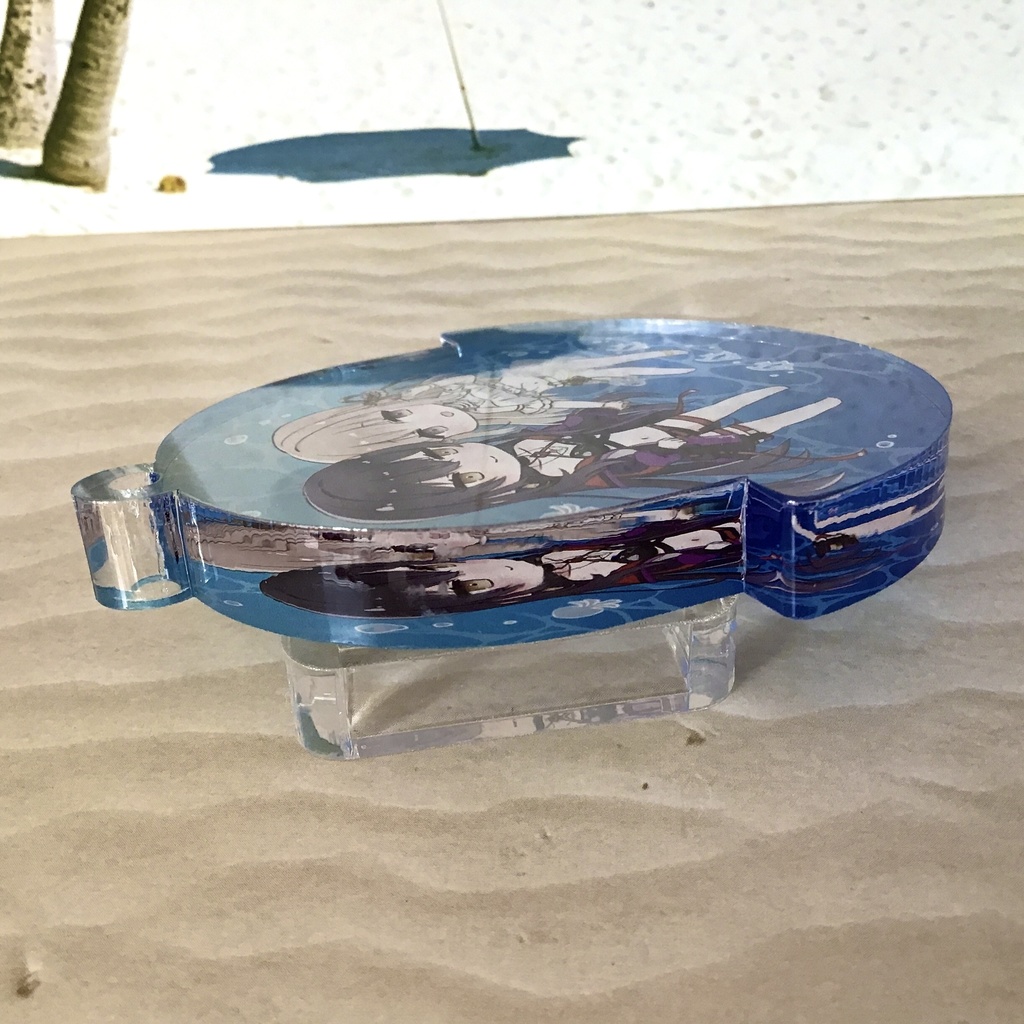 夏のゆらゆら運命アクキー