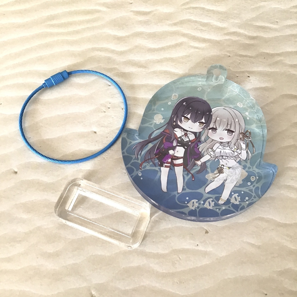 夏のゆらゆら運命アクキー