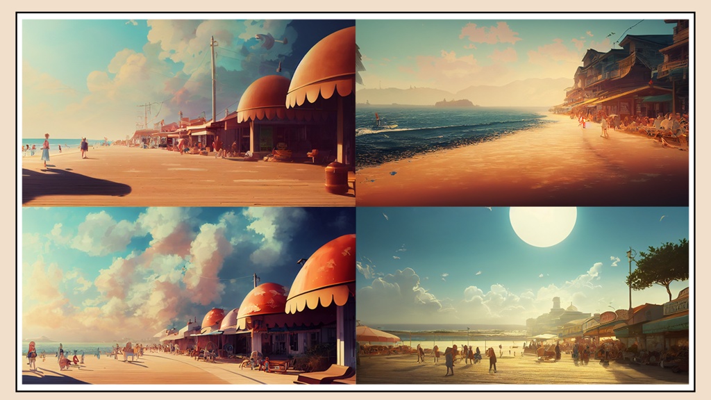 AI Background Materials:Seaside resort(45)