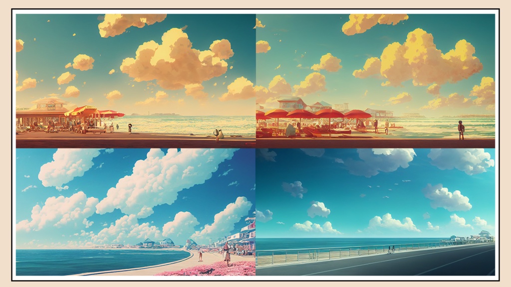 AI Background Materials:Seaside resort(45)