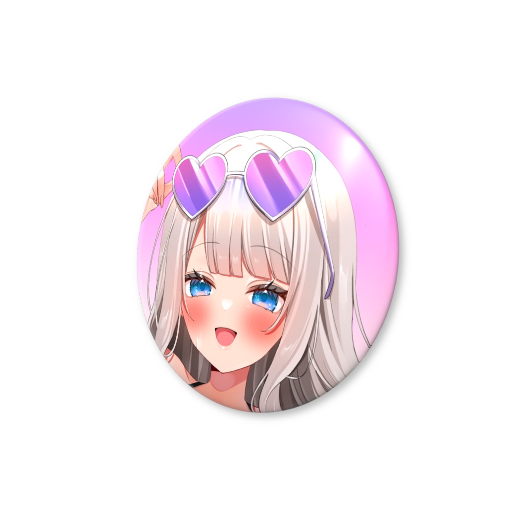 夜雨 李宙 缶バッジ(水着)