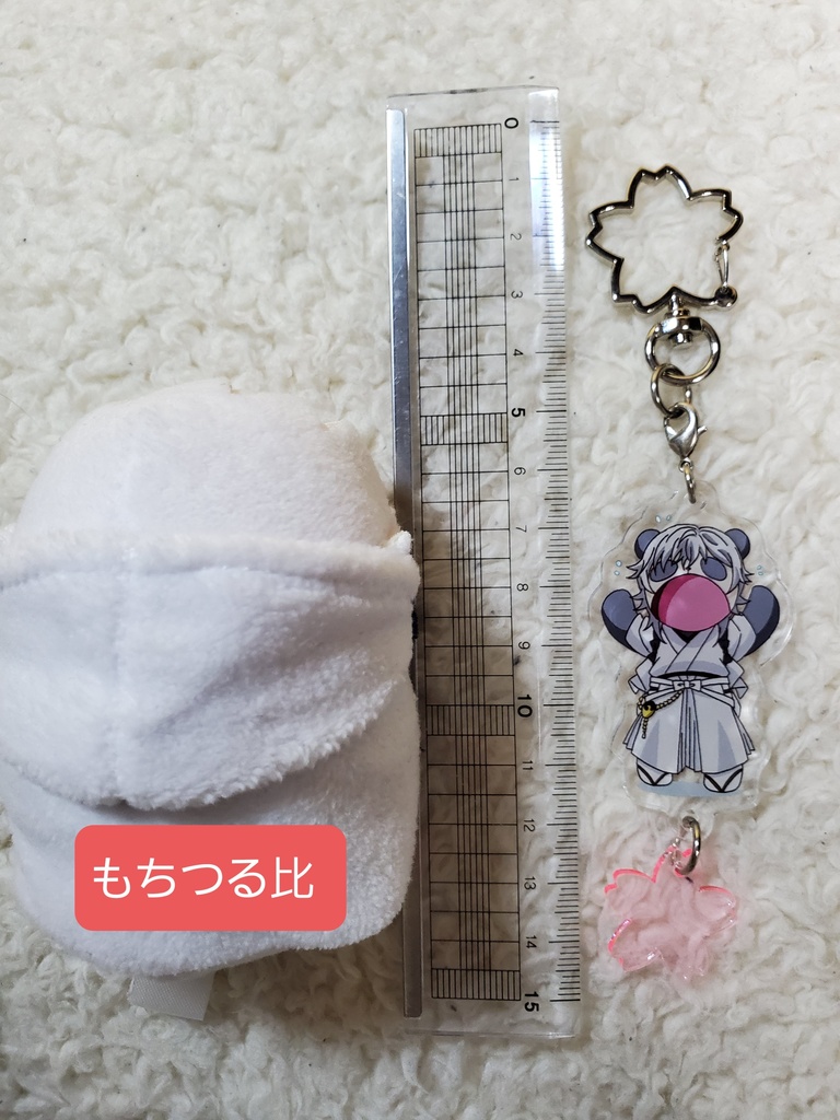 連結パンダ男士アクキー(桜)