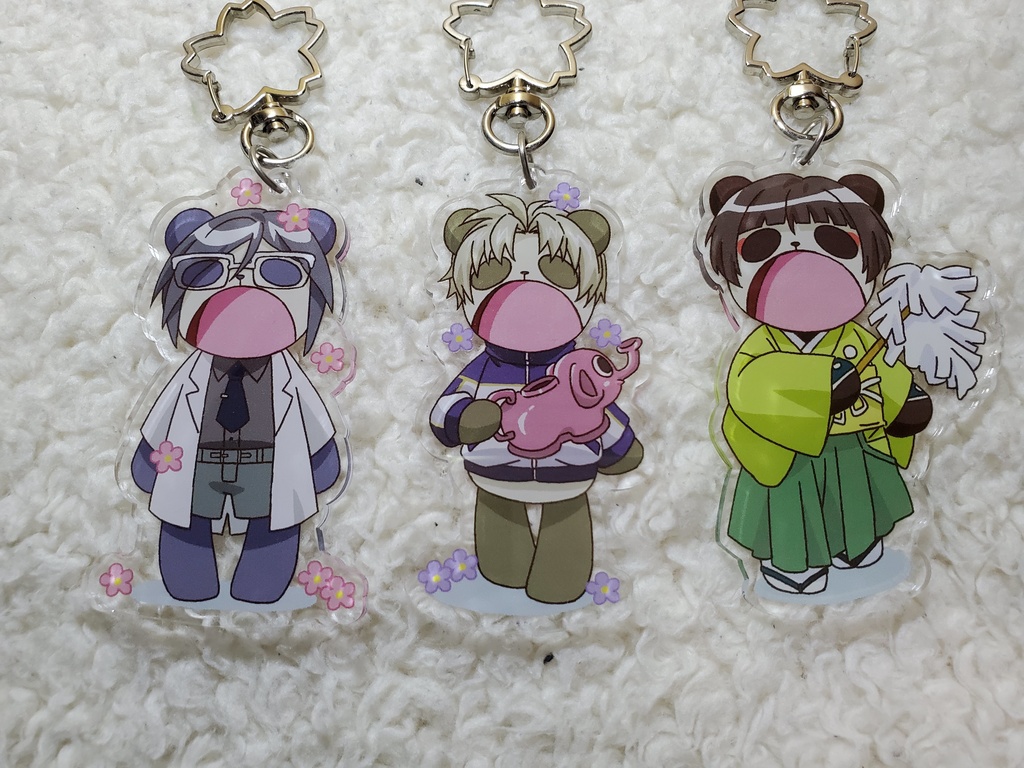 パンダ男士アクキー