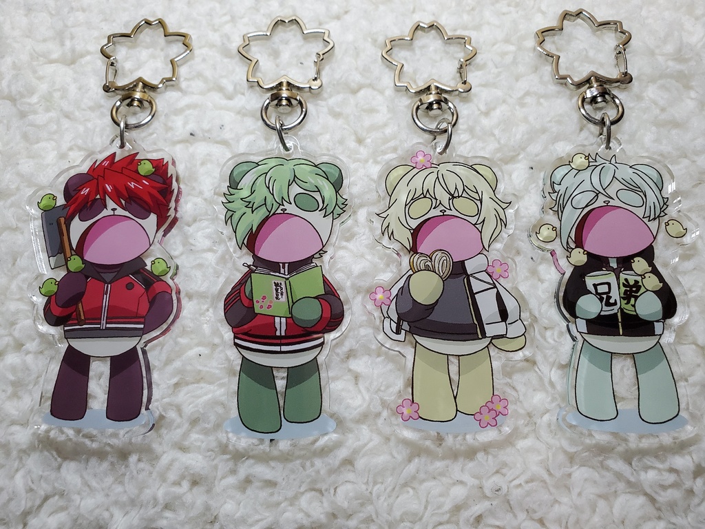 パンダ男士アクキー