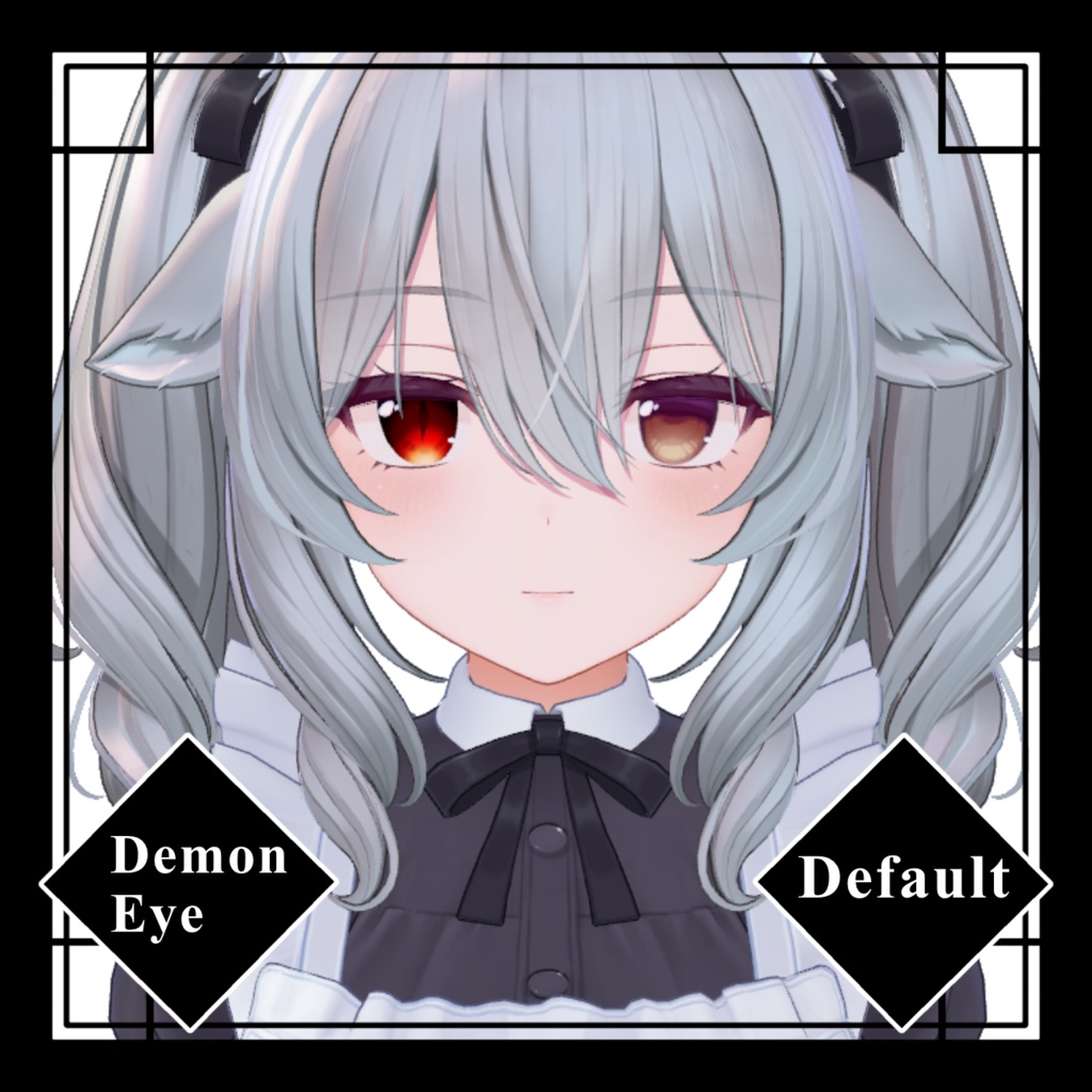 【update】デーモンアイ&ふわふわメイク