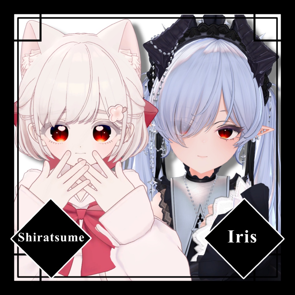 【update】デーモンアイ&ふわふわメイク