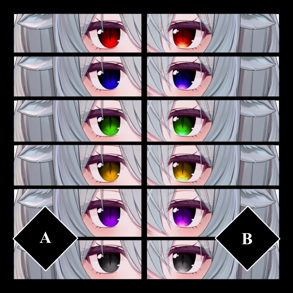 【update】デーモンアイ&ふわふわメイク