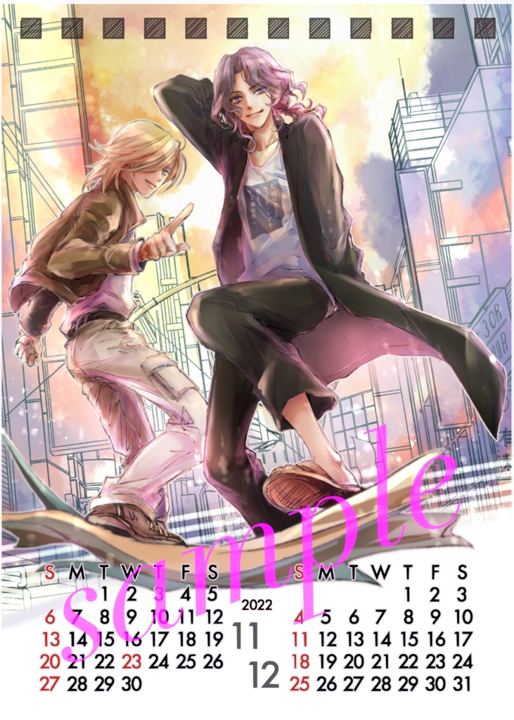 T2卓上カレンダー 2022