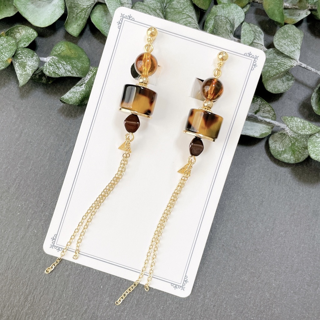 D4_arima5イヤリング（ピアス変更可）