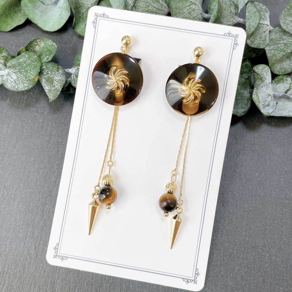 D4_arima7イヤリング（ピアス変更可）