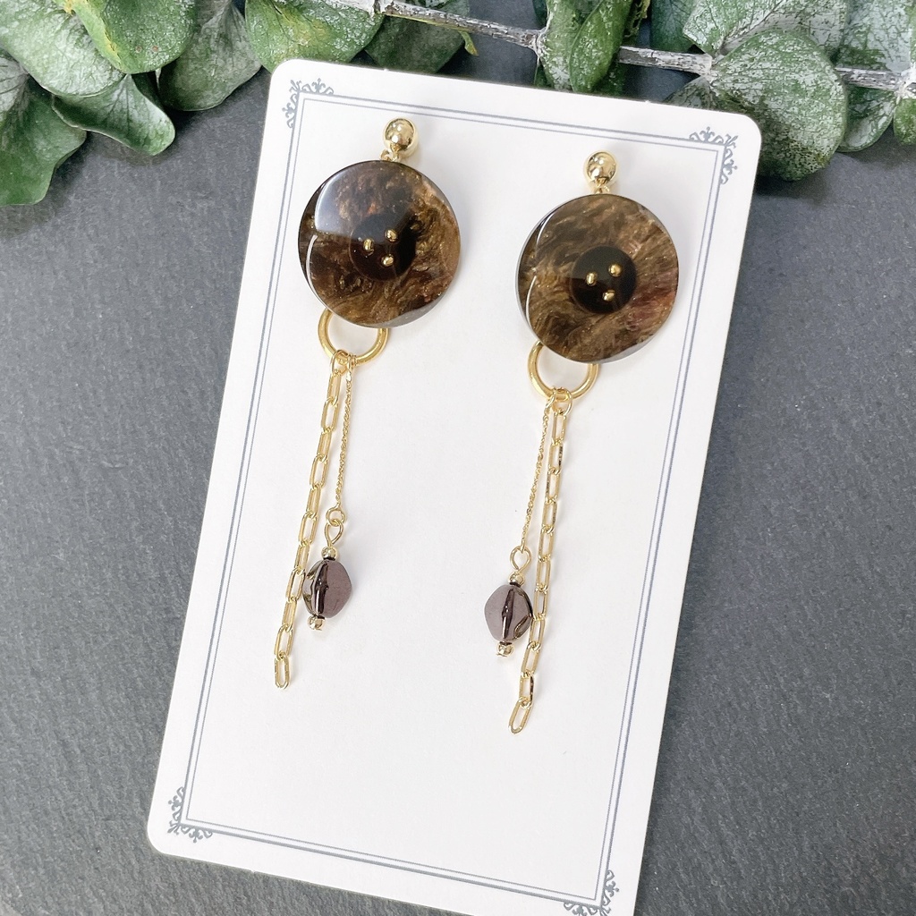 D4_arima8イヤリング（ピアス変更可）