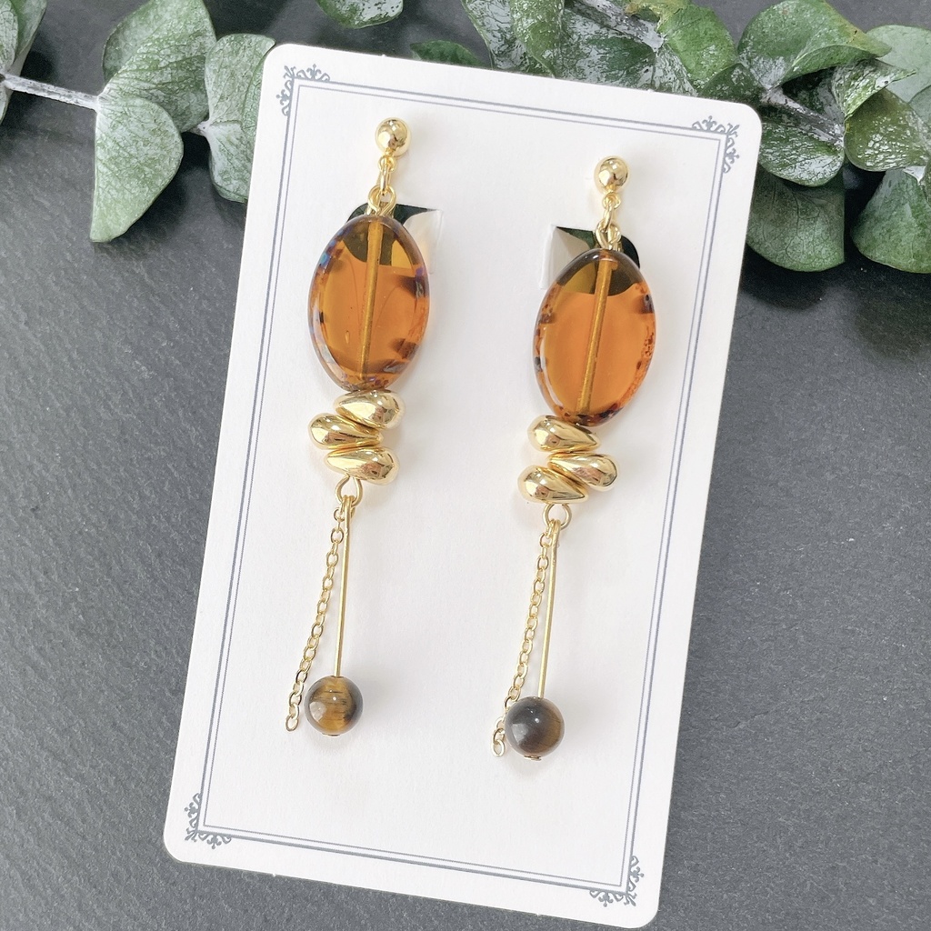 D4_arima9イヤリング（ピアス変更可）