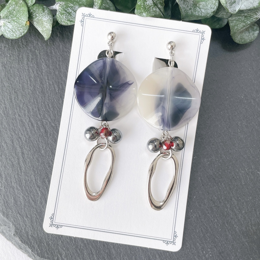 D4_yagasaki2イヤリング（ピアス変更可）