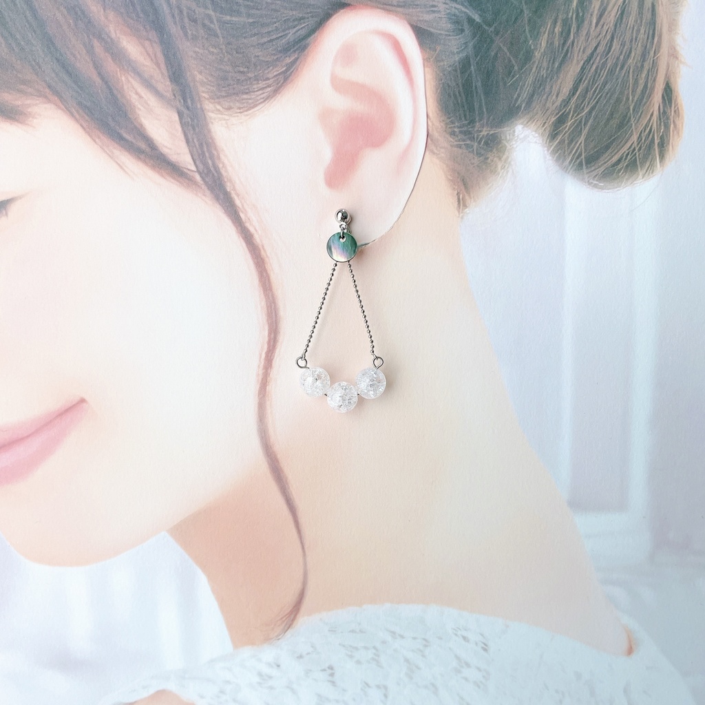 itonokai イヤリング(ピアス変更可)