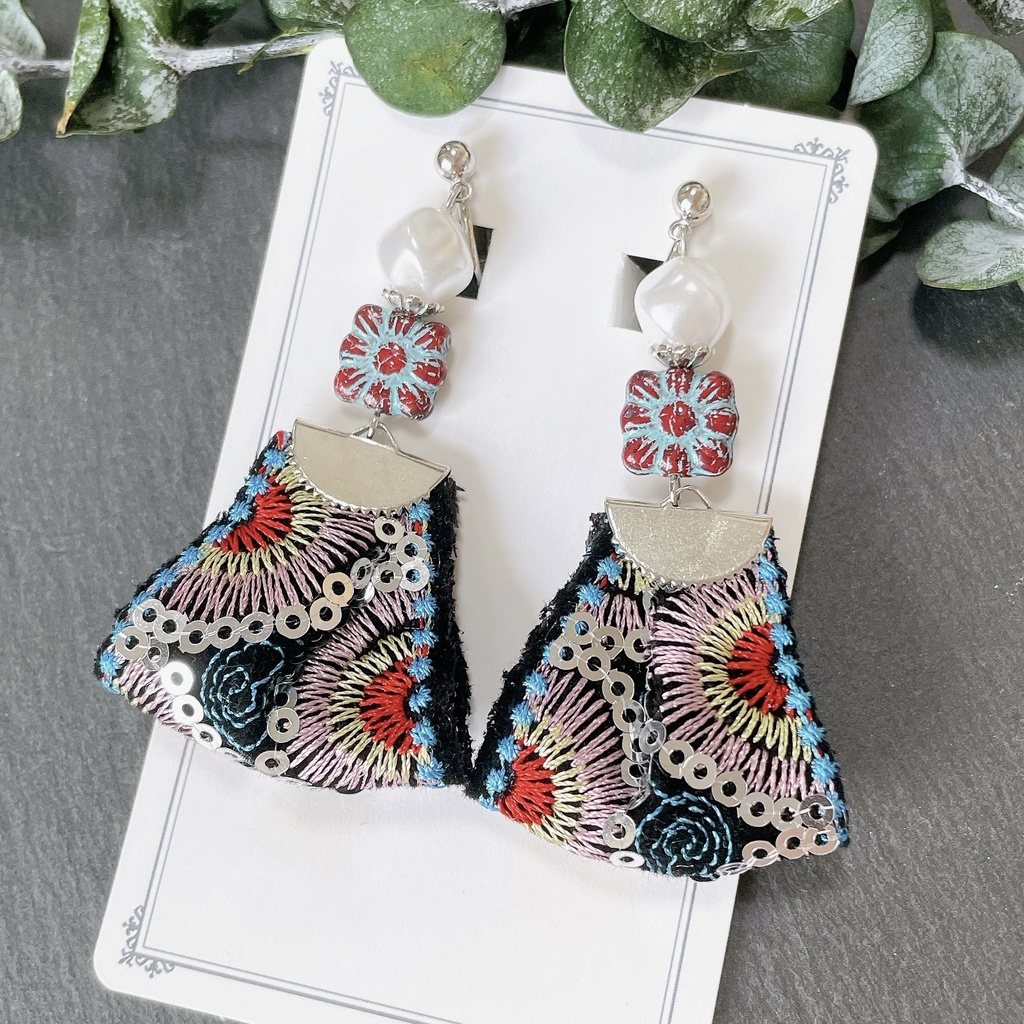 doudai_bopイヤリング（ピアス変更可）