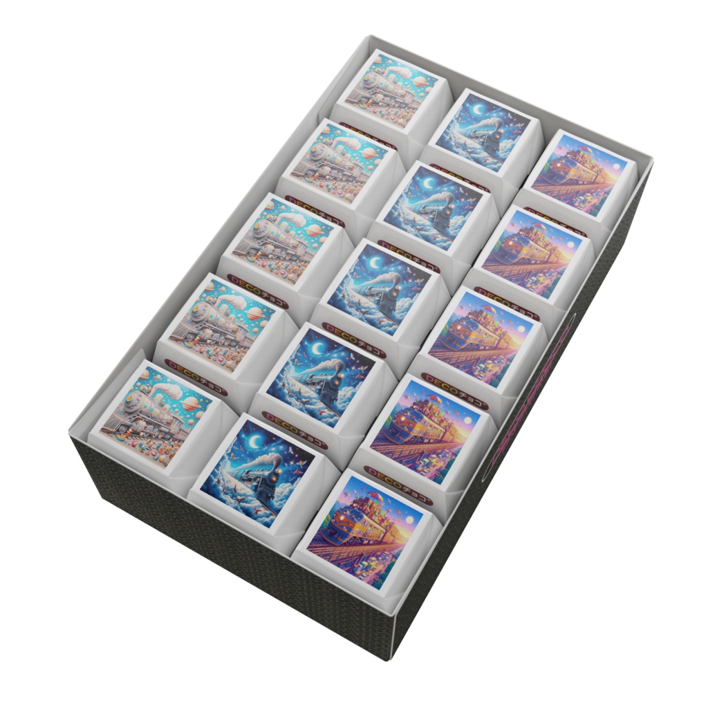 ロマンティック鉄道3色チョコレート