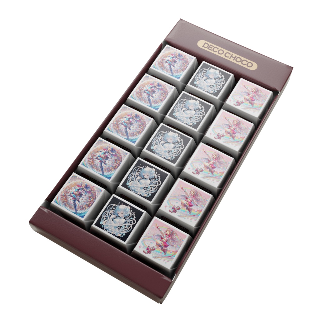 配線バレリーナ　三色チョコレート