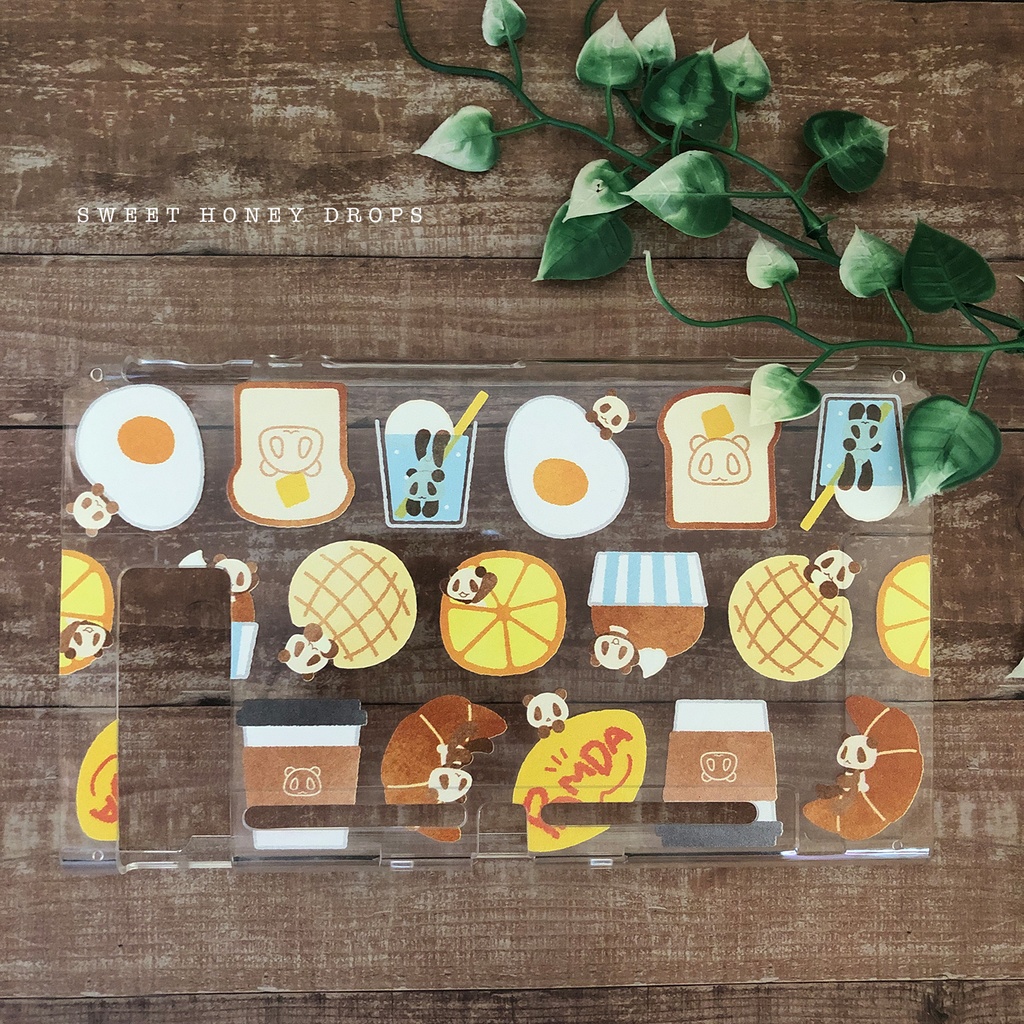 Switchカバー*パムダ北欧カフェ柄*