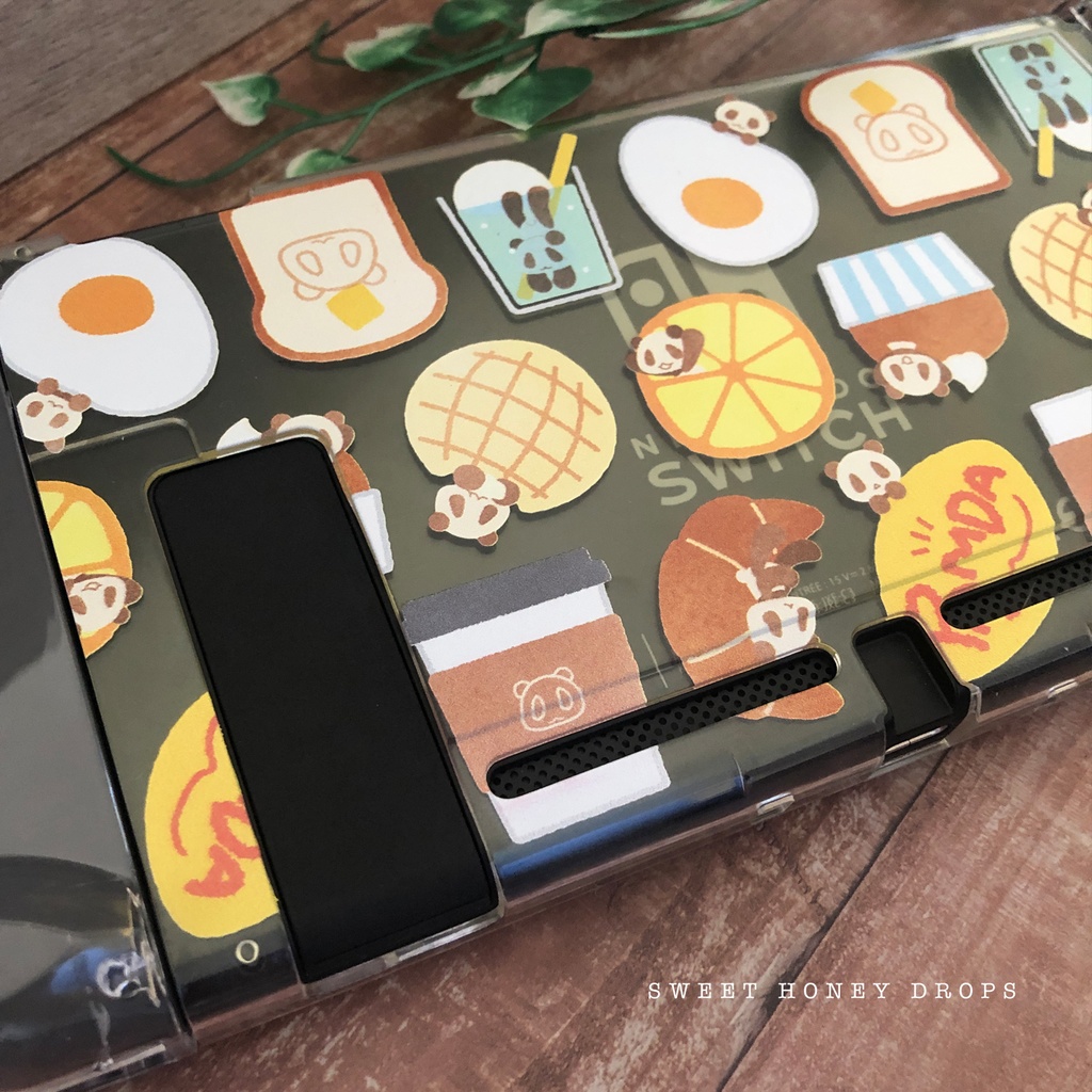 Switchカバー*パムダ北欧カフェ柄*