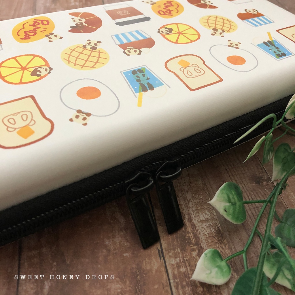 Switchケース*パムダ北欧カフェ柄*